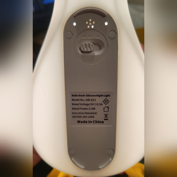 Lying Flat Duck Night Light. Phone Holder. - Picture 8 of 9